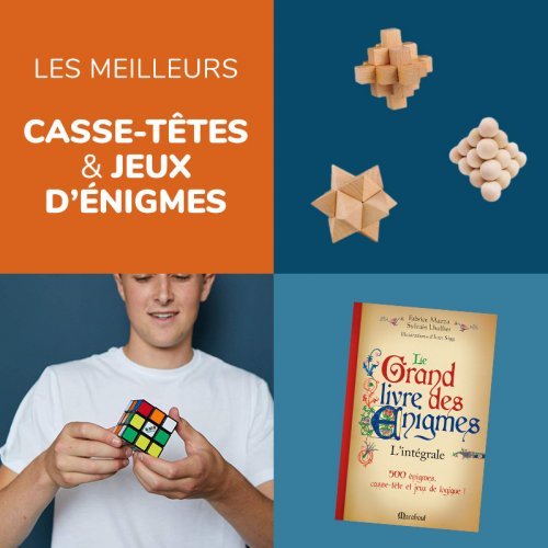 Guide des Meilleurs Casse-Têtes et Jeux d'Énigmes - Guide meilleurs casse tete chinois - Idées Cadeaux 2024