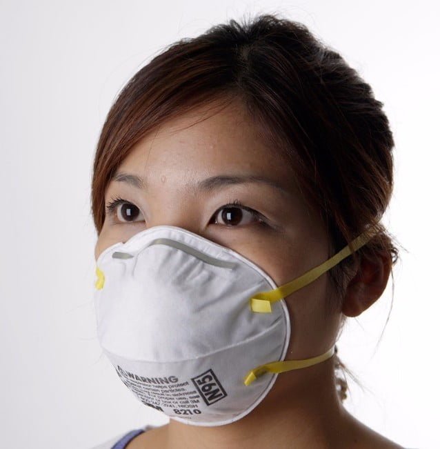 Masque de protection N95 contre le coronavirus Masque à forte filtration N95