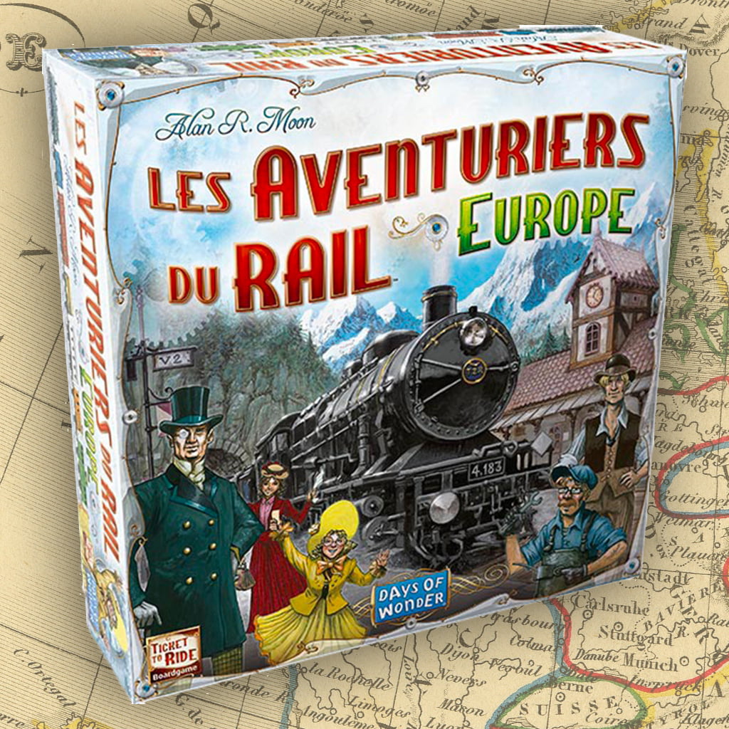  Jeu de société - Les Aventuriers du Rail - Edition Europe