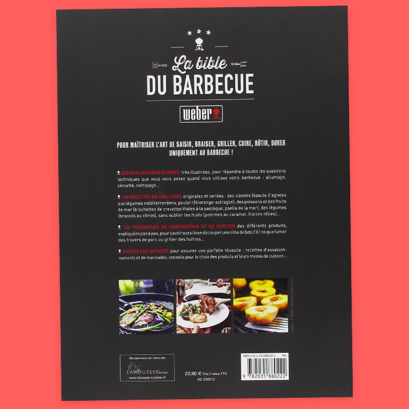  Livre - La Bible du barbecue par Weber - Editions Broché