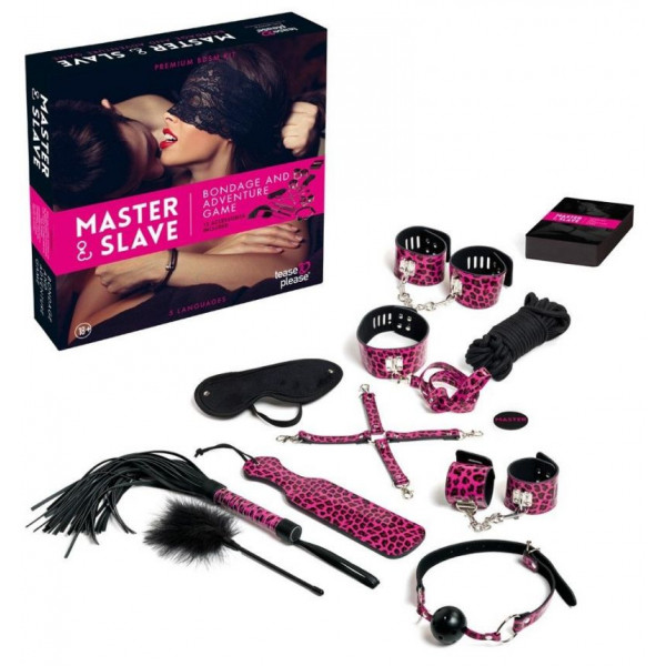 Coffret Master & Slave Coffret de jeu Master & Slave - Soirées coquines BDSM