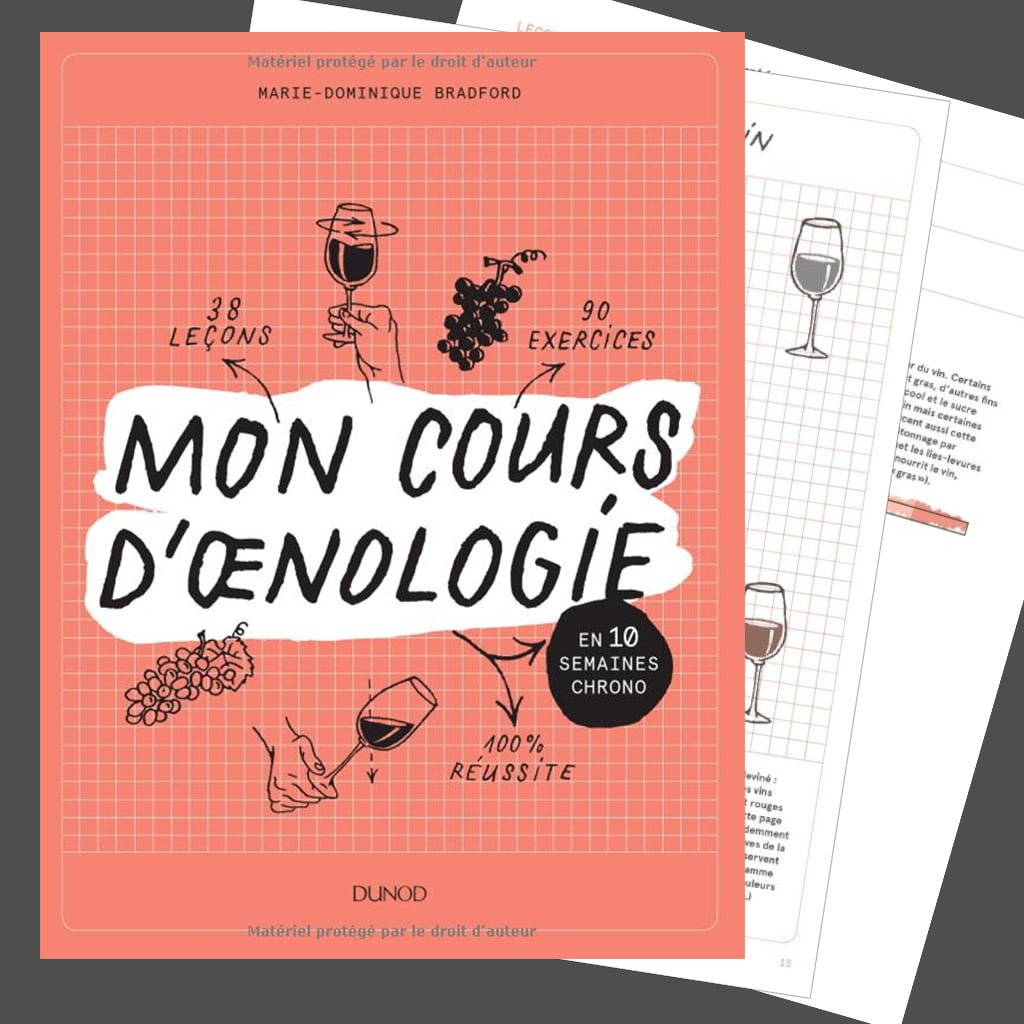 Formation sur l'oenologie en 10 semaines Livre Formation - Mon cours d'oenologie en 10 semaines chrono