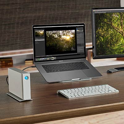  Disque dur externe de bureau 4-18 Go, Thunderbolt 3 USB-C - 7200 tr/min - D2 LaCie Professional