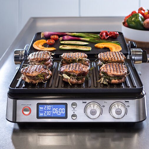  Grill polyvalent 2000W : Croque-Monsieur, Plancha... De Longhi 1012.D