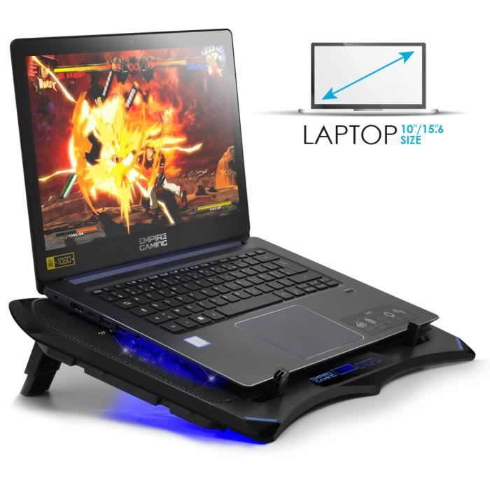  Refroidisseur pour PC portable spécial gamer - Wind Tornado Blue