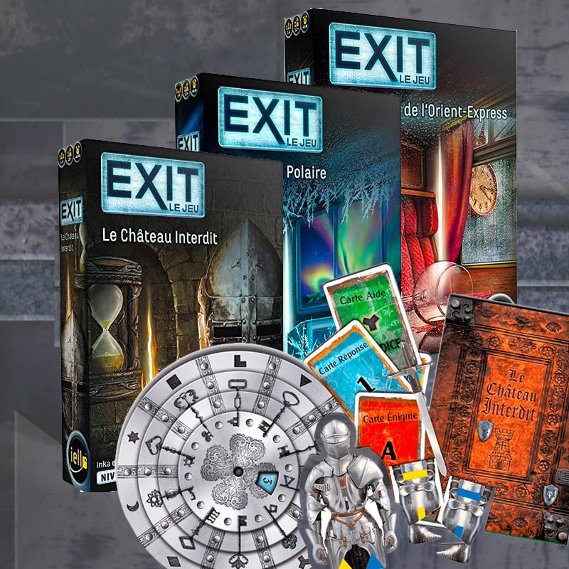Les jeux de société ESCAPE GAME - tendance des jeux de société - EXIT EXIT Le Jeu - Escape Game - Jeux de Société