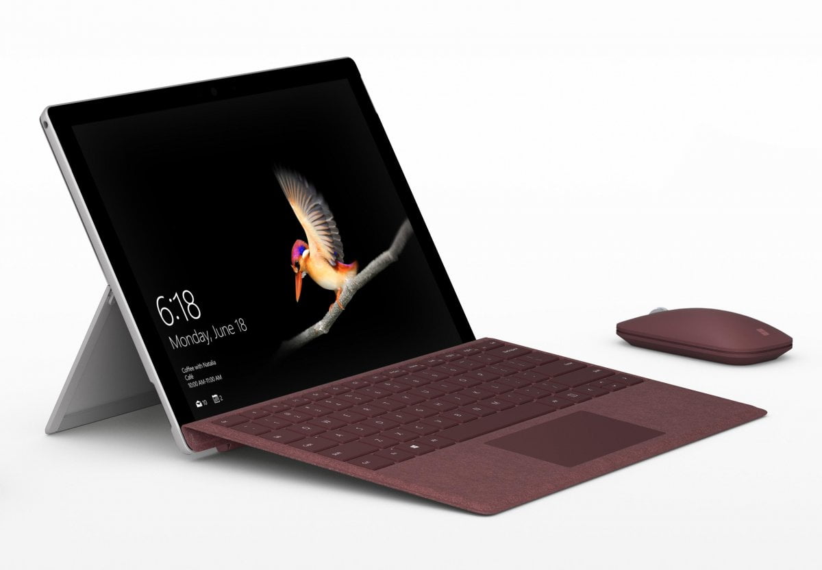  Microsoft Surface Go 2 + Clavier + Souris - 10' - 128 Go - Ordinateur 2-en-1