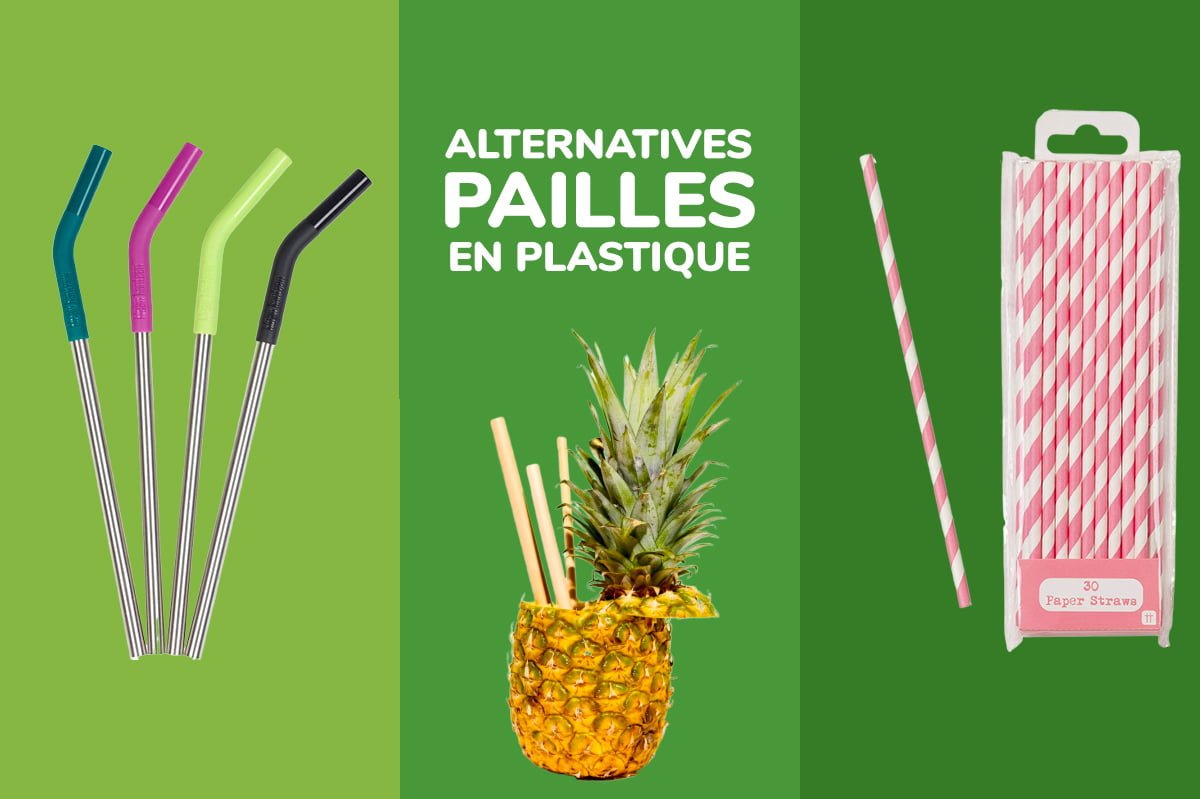 Guide des alternatives aux pailles en plastique - Les gestes éco-responsables important contre la pollution des océans