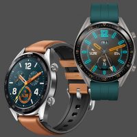 Montres Huawei Watch GT - montre connectée Montre Connectée Huawei Watch GT - cadran Inox et bracelet sport