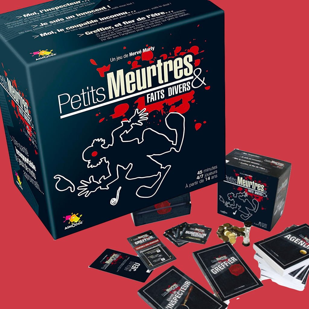 Jeu d'ambiance pour adultes - Petits meurtres et faits-divers Petits Meutres & Faits Divers - Jeu d'ambiance