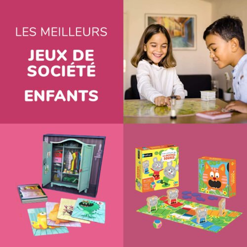 Quels sont les meilleurs jeux de société pour les enfants : nos jeux de société préférés