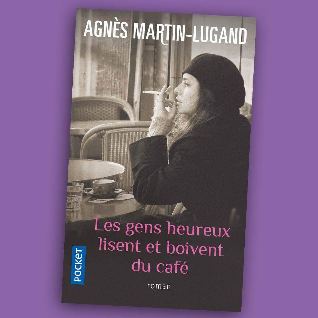  Livre Les gens heureux lisent et boivent du café