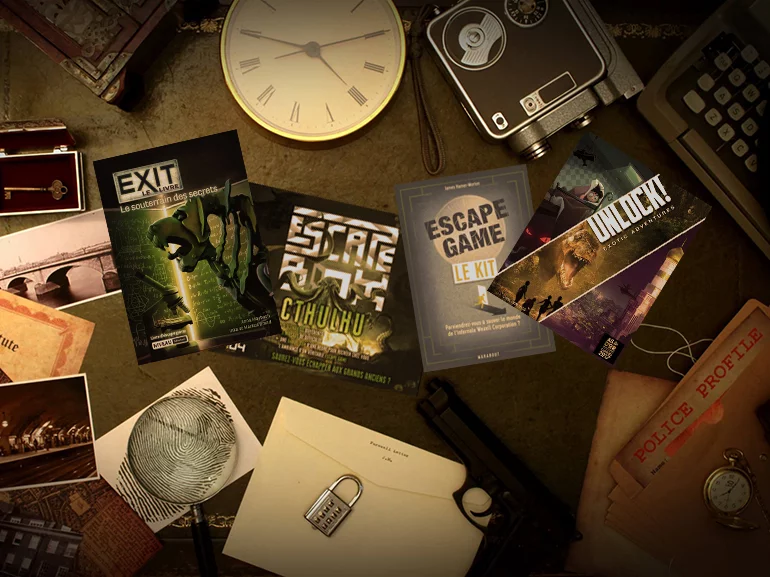 Les Meilleurs Escape Game à faire à la maison - Guides d'achat et Idées Cadeaux pour toute la famille Beaucoup de choix pour organiser un escape game à la maison