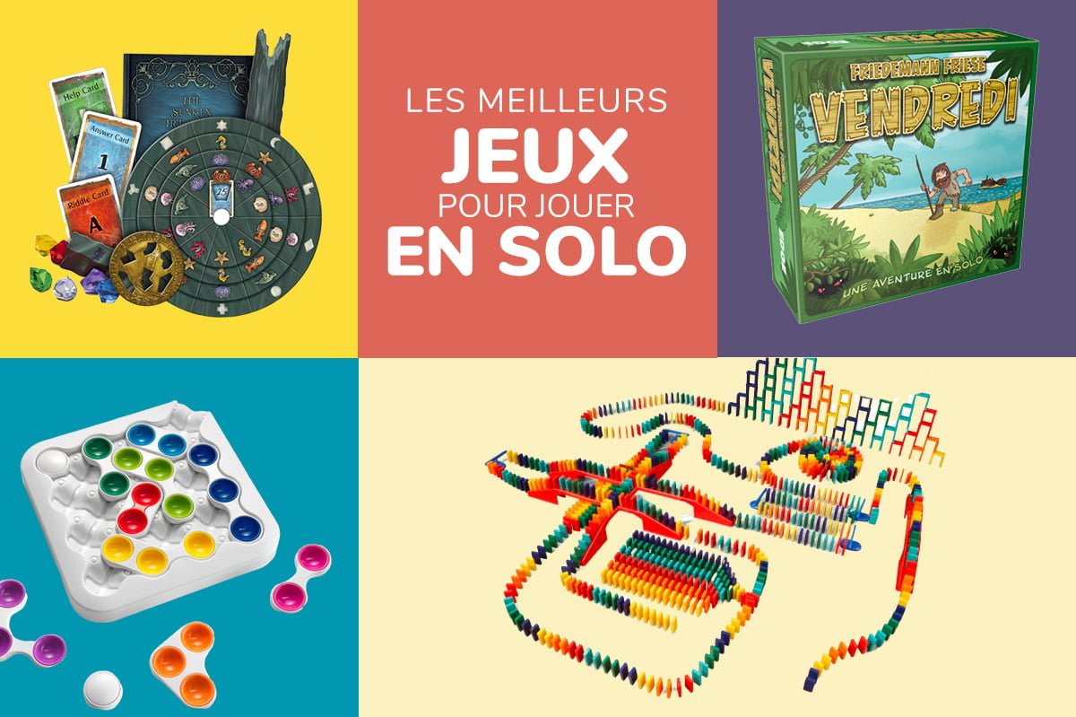 Guide des meilleurs jeux pour s'occuper et jouer seul - jeux dès 1 joueur