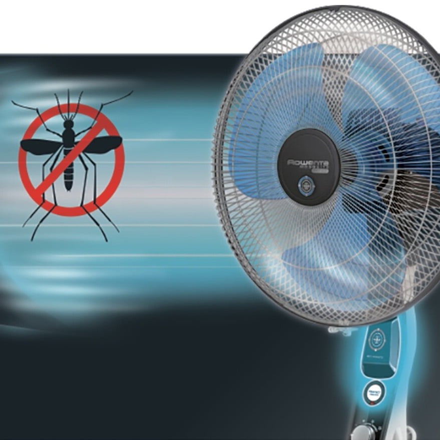  Ventilateur sur pied avec protection anti-moustiques - VU4210F0 ROWENTA