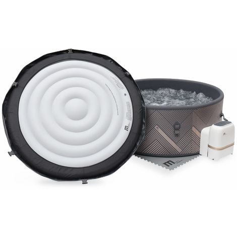  Spa gonflable rond -Jacuzzi 6 personnes PVC renforcé rigide