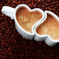 Tasses à café en forme de coeur Duo de tasses à café en forme de Coeur
