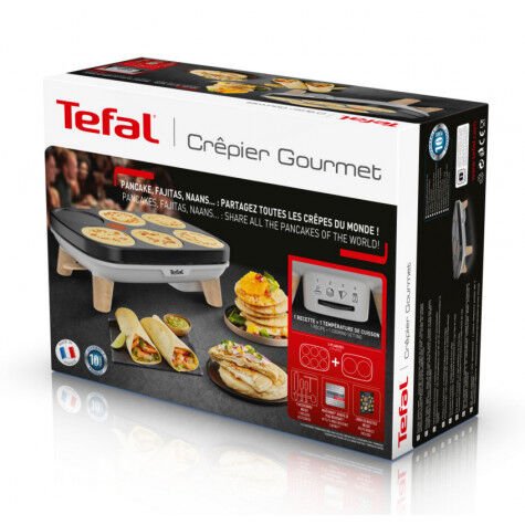  Crêpière Goumet 2 plaques interchangeables - TEFAL