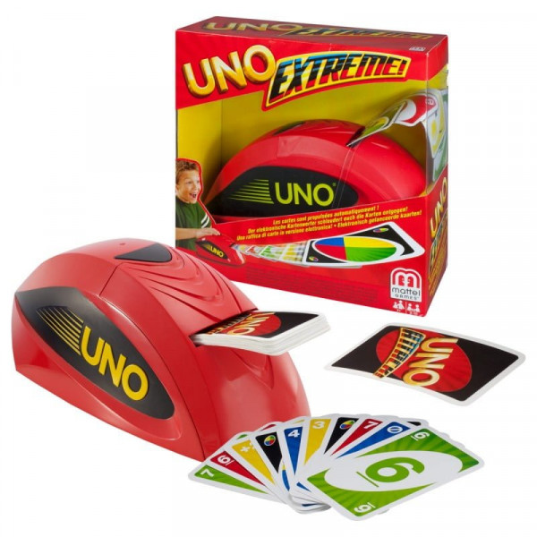 Jeu de société UNO extreme Uno Extreme - Uno avec distributeur de cartes
