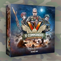  V-Commandos : Jeu de plateau d'infiltration et de stratégie - Triton Noir