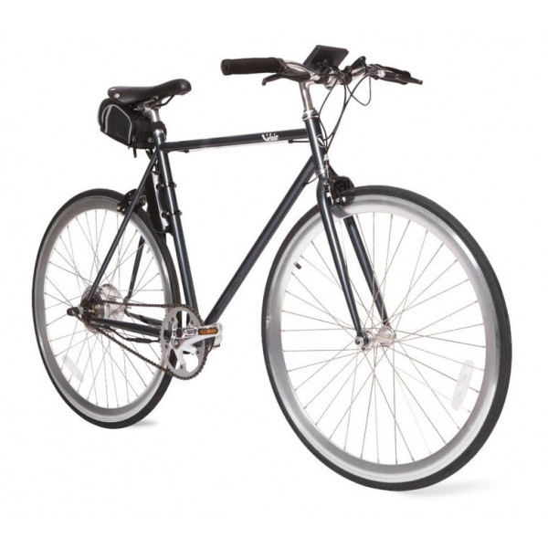  Vélo Fixie électrique - 45km - VELAIR SPEED Gris métallisé
