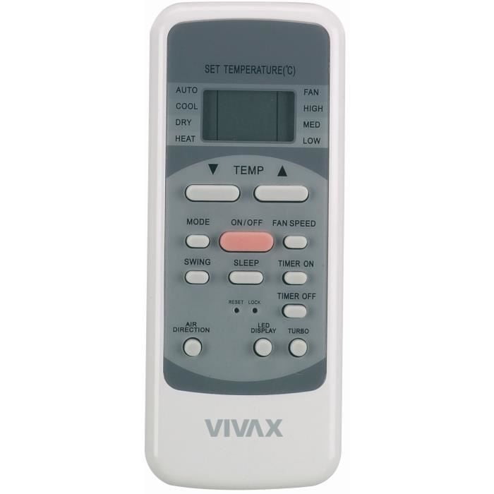  Climatiseur mobile 3500 watts - 12000 Btu - VIVAX
