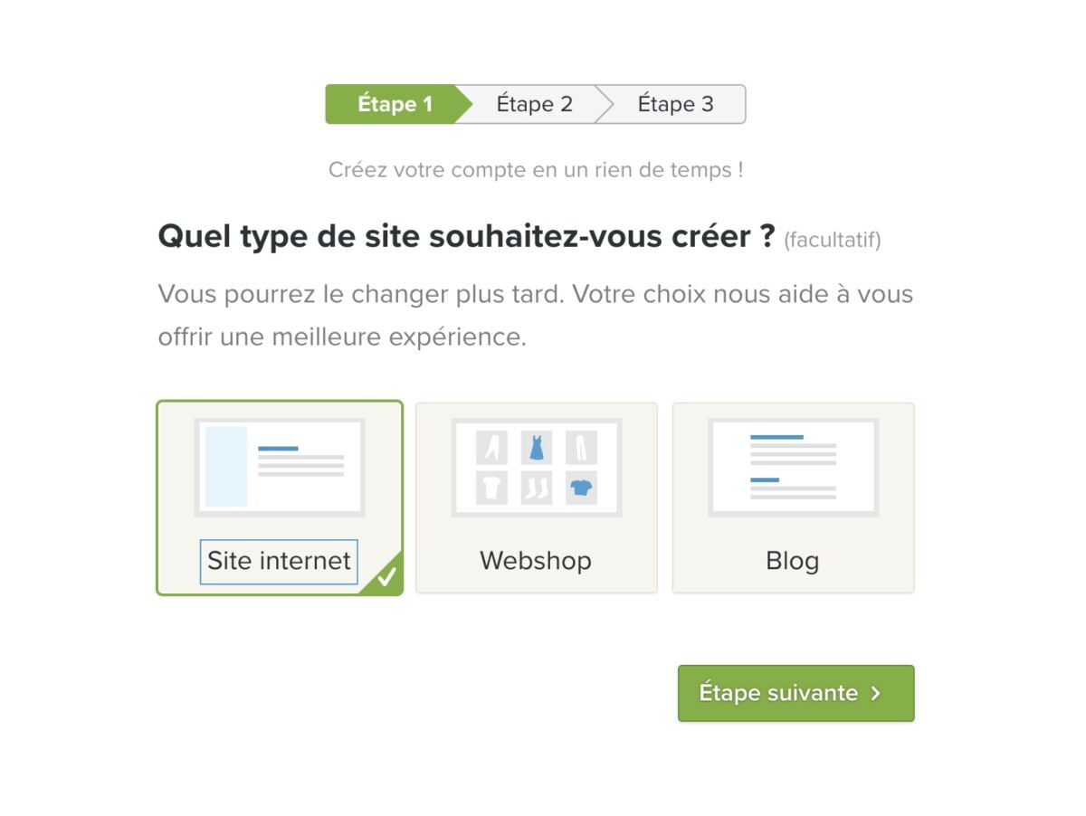 Créer son site pro en quelques minutes